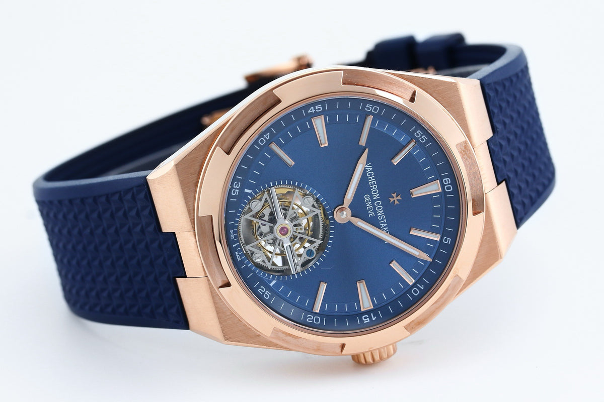 Vacheron Constantin Overseas Tourbillon 42.5mm Blue Dial Automatic Watch