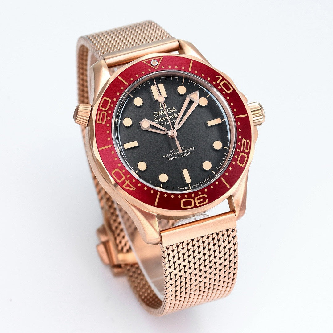 OMEGA Seamaster ER Upgraded Titanium Bronze Gold 007 Watch