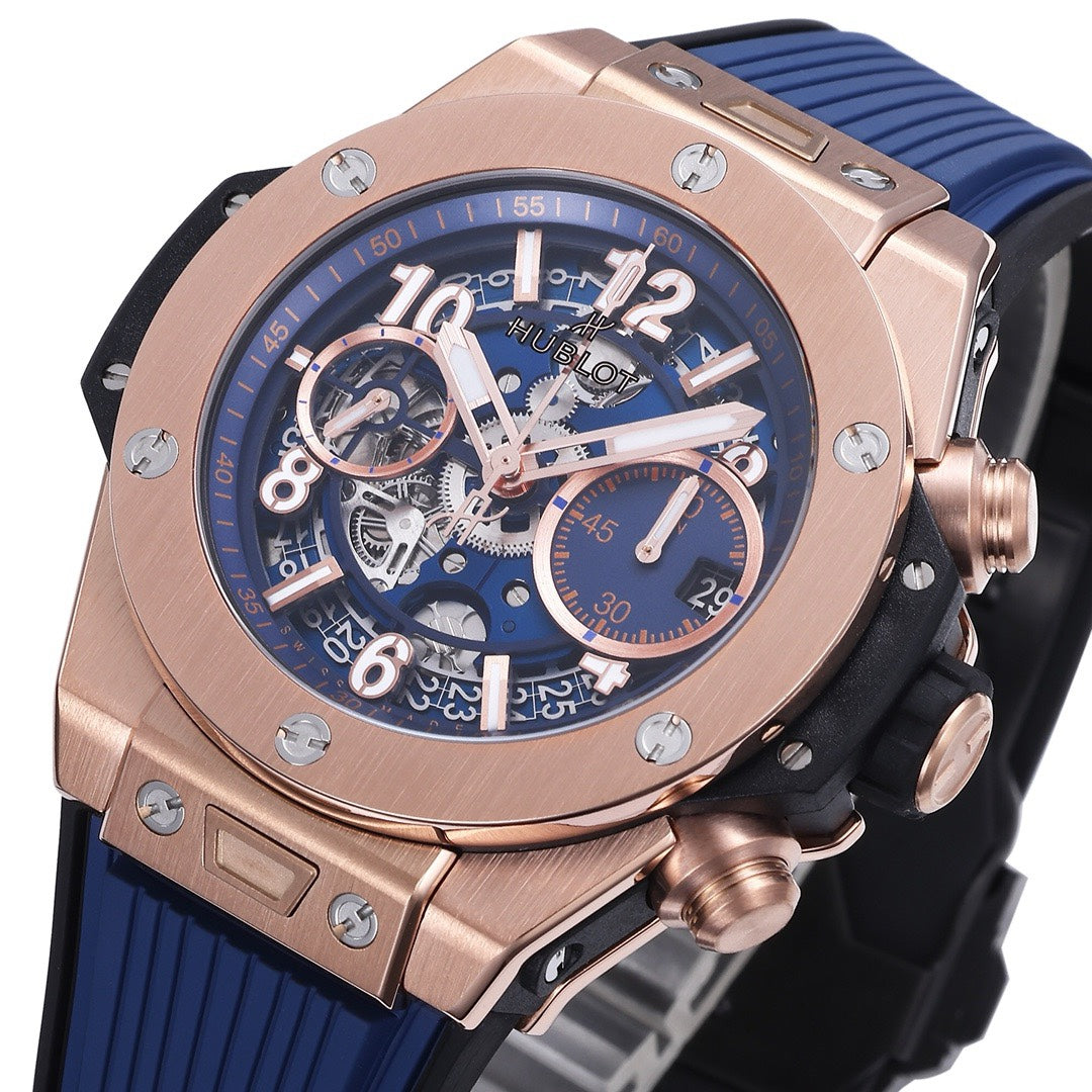 Hublot Big Bang Automatic Chronograph Watch 42mm Titanium Rubber Strap