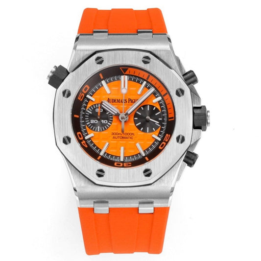 Audemars Piguet Royal Oak Offshore Chronograph 42mm | Cal.3124 Automatic Watch Rubber Strap