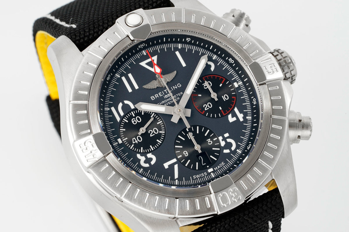 BREITLING Avenger B01 Chronograph 45mm Pilot Watch | BLS Factory Cal.B01 Modified Movement