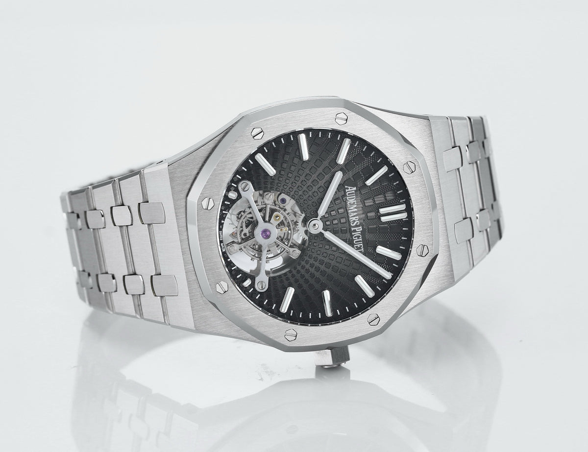 Audemars Piguet Royal Oak Tourbillon 41mm Evolutive Tapisserie Dial Automatic Watch