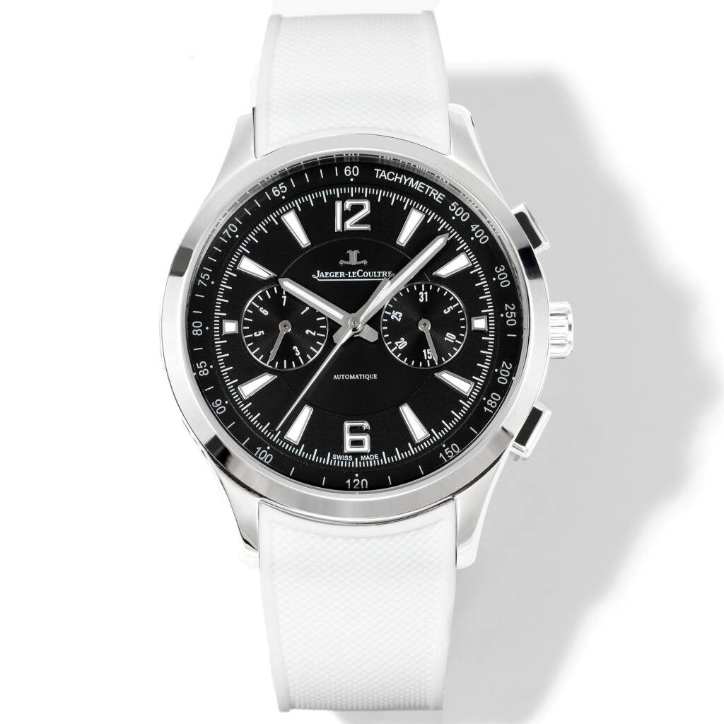 Jaeger-LeCoultre Polaris Chronograph Automatic Watch 42mm Rubber Strap