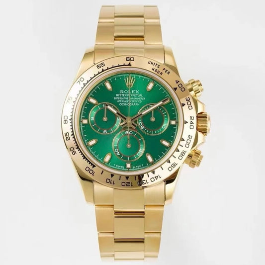Rolex Cosmograph Daytona Chronograph Watch 40mm 904L Steel Ceramic Bezel Custom 7750 Movement