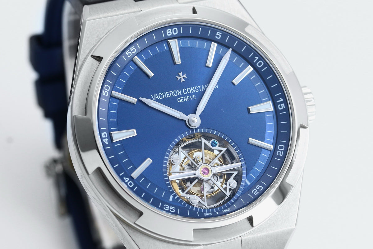 Vacheron Constantin Overseas Tourbillon 42.5mm Blue Dial Automatic Watch