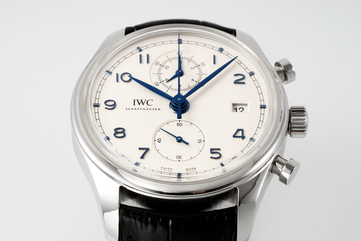 IWC Da Vinci Chronograph Watch 42mm | Modified Cal.89361 Integrated Movement Full Working Functions