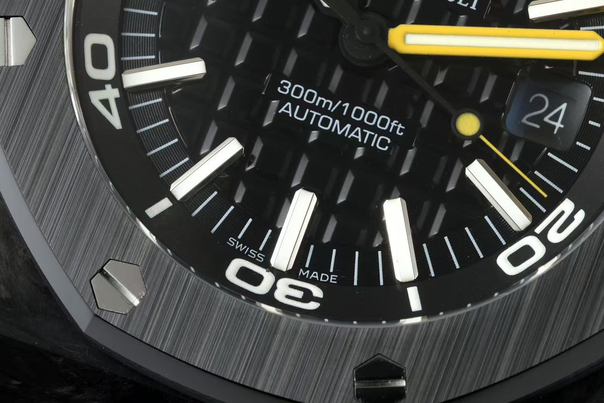 Audemars Piguet Royal Oak Offshore APS Factory 15706CE Black Ceramic Automatic Dive Watch