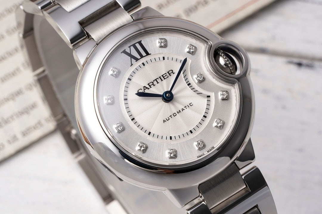 Cartier Ballon Bleu AF Upgraded 33mm Women Automatic Wristwatch
