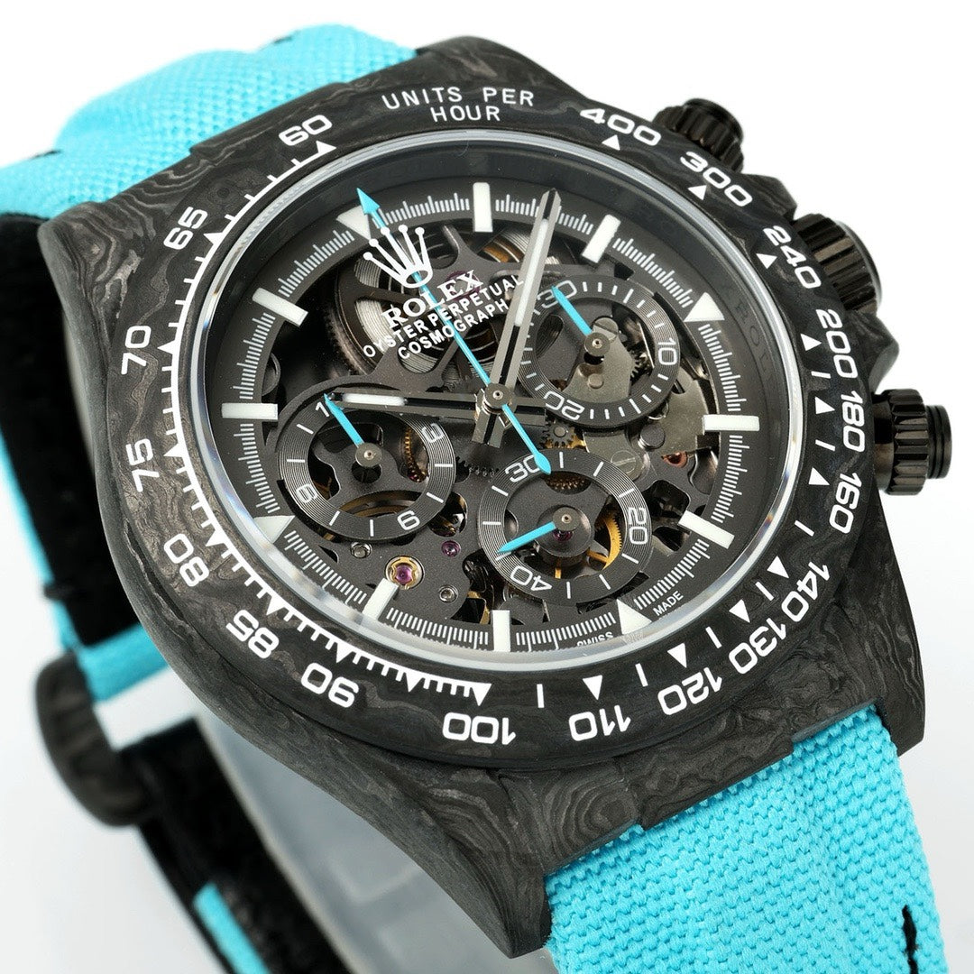 Rolex Diw Carbon Skeleton Chronograph