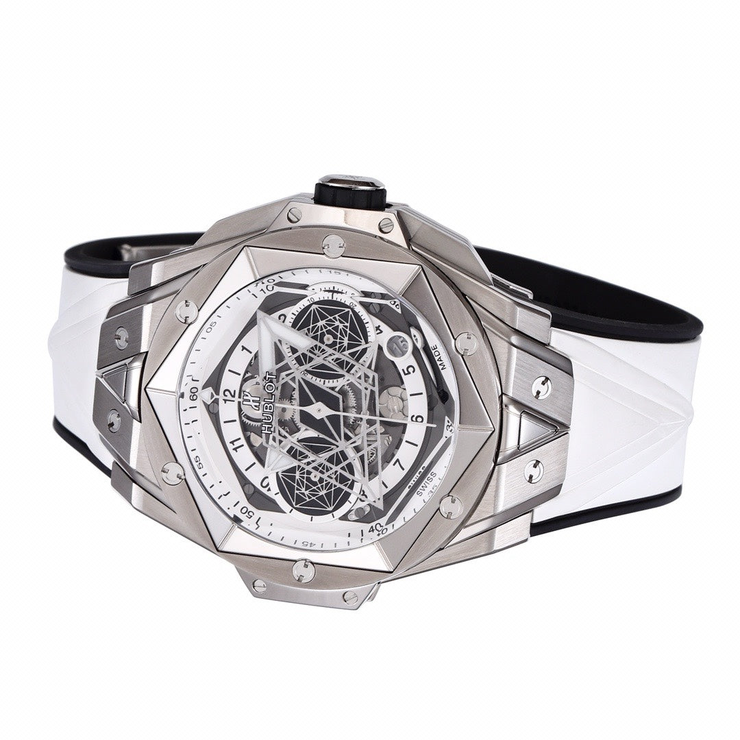 HUBLOT Big Bang Sang Bleu II Watch | BBF Super Clone Titanium Automatic Chronograph Wristwatch