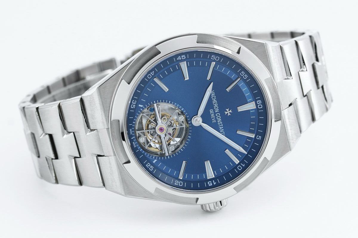 Vacheron Constantin Overseas Tourbillon 42.5mm Blue Dial Automatic Watch