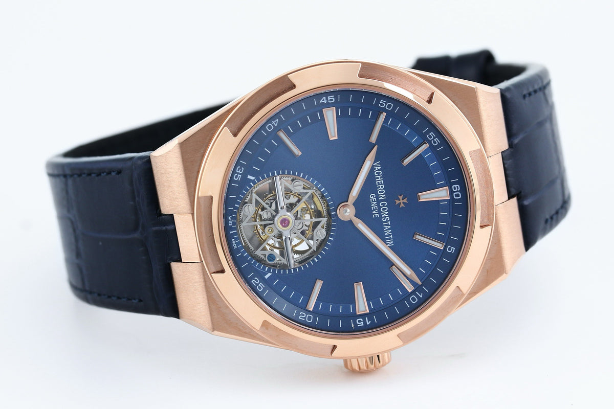 Vacheron Constantin Overseas Tourbillon 42.5mm Blue Dial Automatic Watch