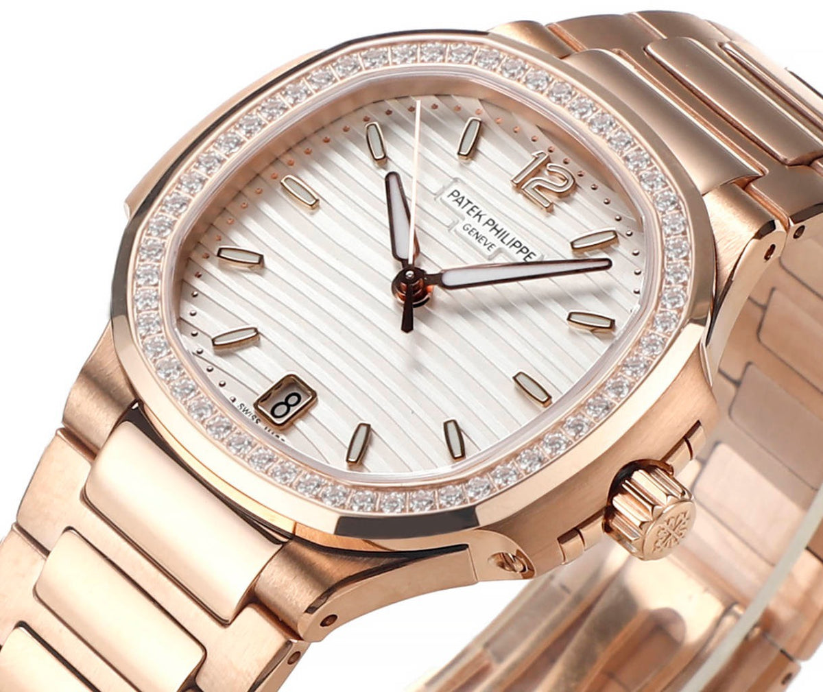 Patek Philippe Nautilus 7118 Ladies Watch 35mm | Custom Cal.324SC