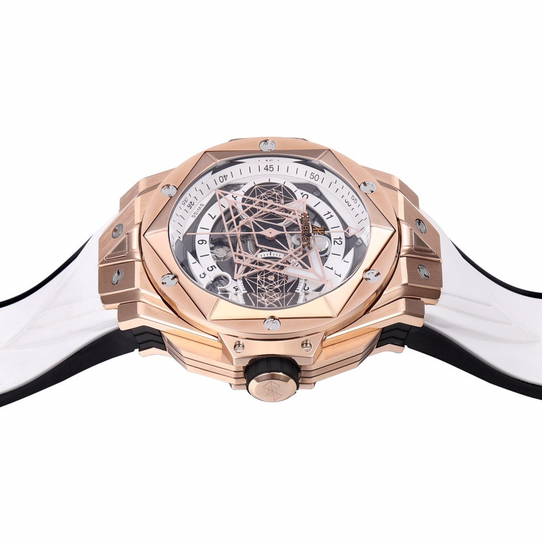 HUBLOT Big Bang Sang Bleu II Watch | BBF Super Clone Titanium Automatic Chronograph Wristwatch