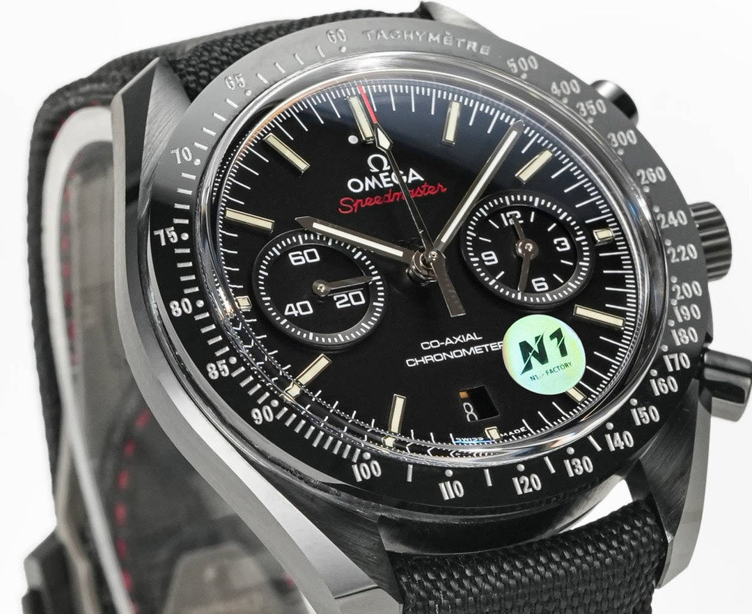 Omega Speedmaster Dark Side of the Moon Full Ceramic Chronograph | N1 Factory Cal.9300 Automatic Watch 44.25mm