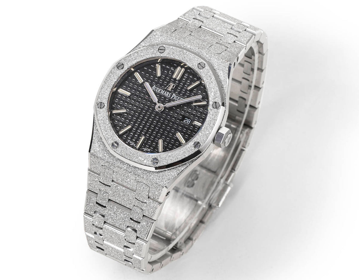 Audemars Piguet Royal Oak 33mm Frosted Gold Quartz Ladies Watch