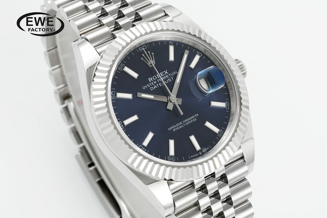 Rolex EWE Factory Datejust 41mm Men Watch, 3235 Automatic Movement, 904L Steel