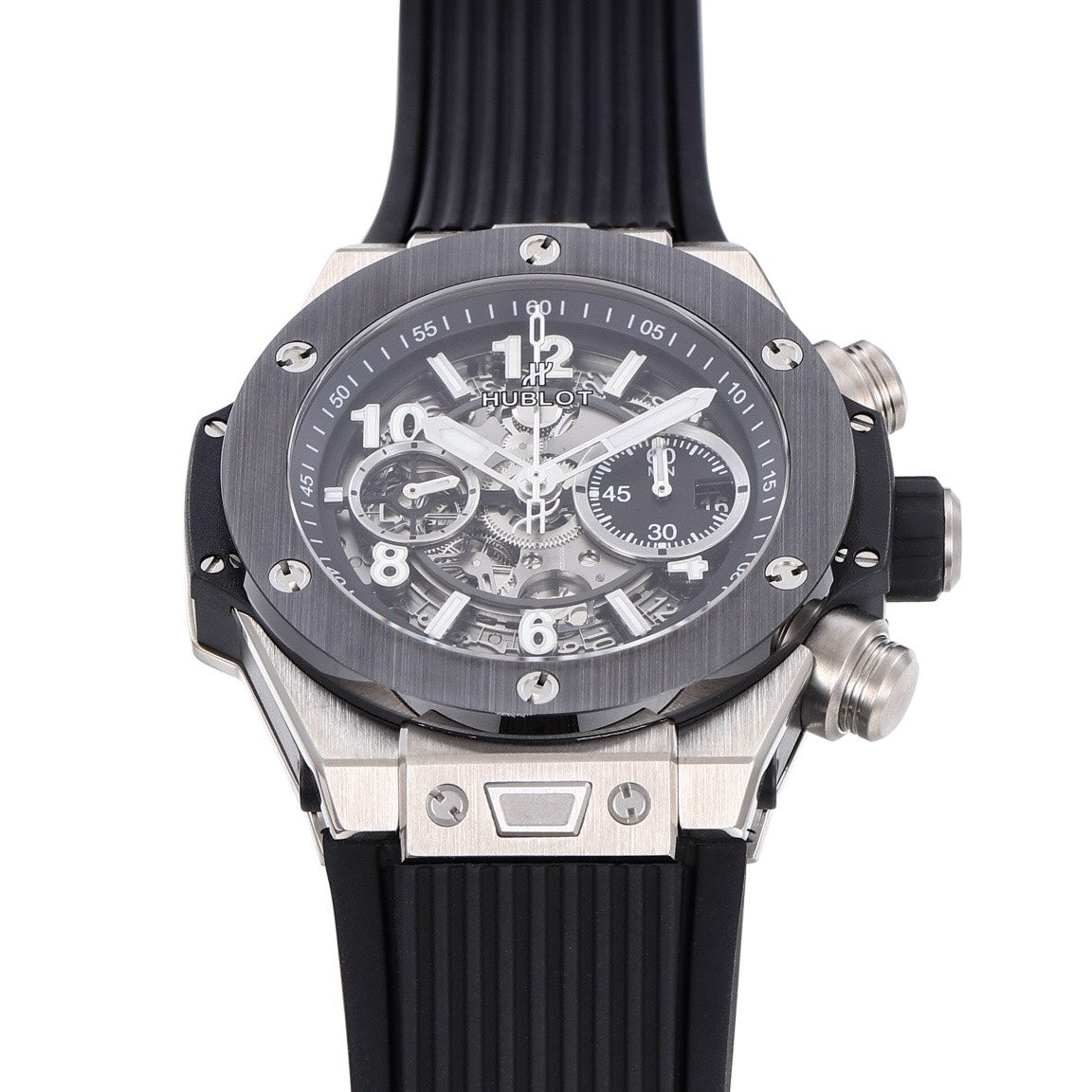 Hublot Big Bang Automatic Chronograph Watch 42mm Titanium Rubber Strap