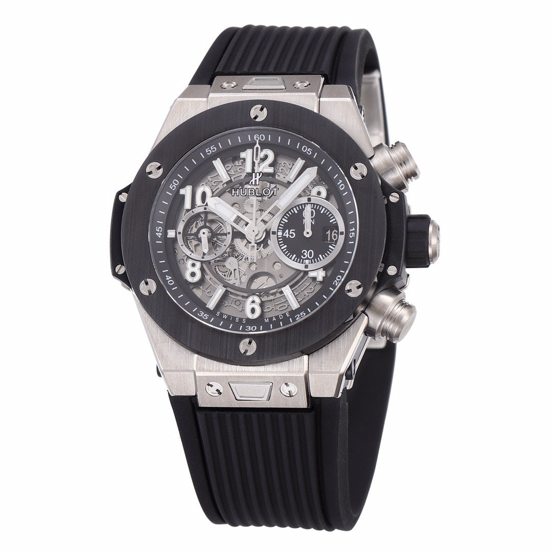 Hublot Big Bang Automatic Chronograph Watch 42mm Titanium Rubber Strap