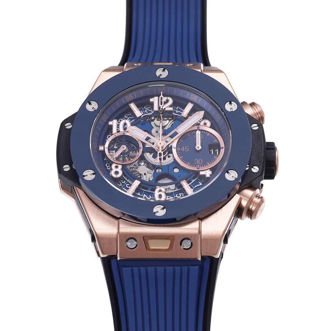 Hublot Big Bang Automatic Chronograph Watch 42mm Titanium Rubber Strap