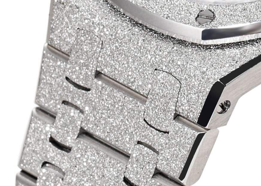 Audemars Piguet Royal Oak 33mm Frosted Gold Quartz Ladies Watch