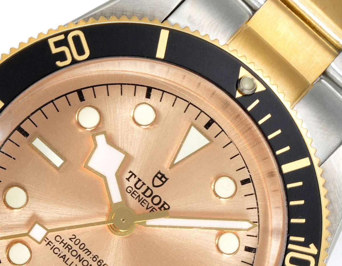 Tudor Black Bay GMT Automatic Diver Watch 41mm, Domed Sapphire Crystal, Rivet Stainless Steel Bracelet, Multiple Ceramic Bezel Color Options