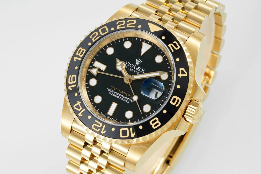 Rolex GMT Travel Watch 904L Steel Cal.3285 Movement
