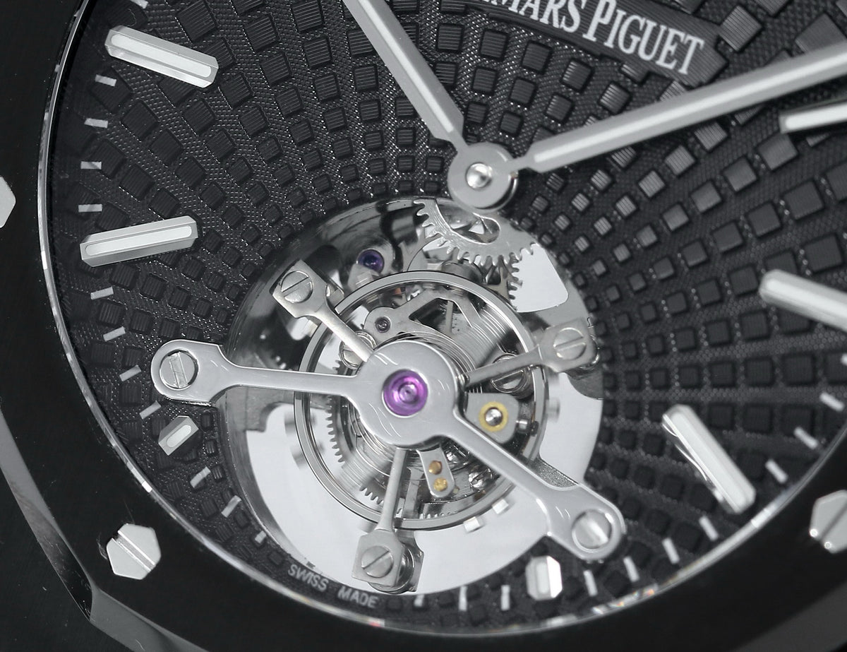 Audemars Piguet Royal Oak Tourbillon 41mm Evolutive Tapisserie Dial Automatic Watch