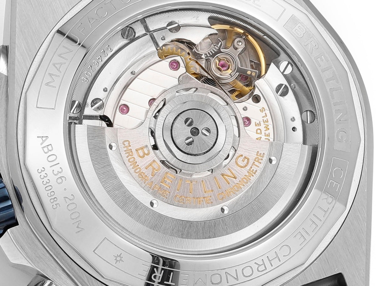 BREITLING Chronomat 44mm Automatic Chronograph Watch, BLS Factory Ceramic Bezel Timepiece