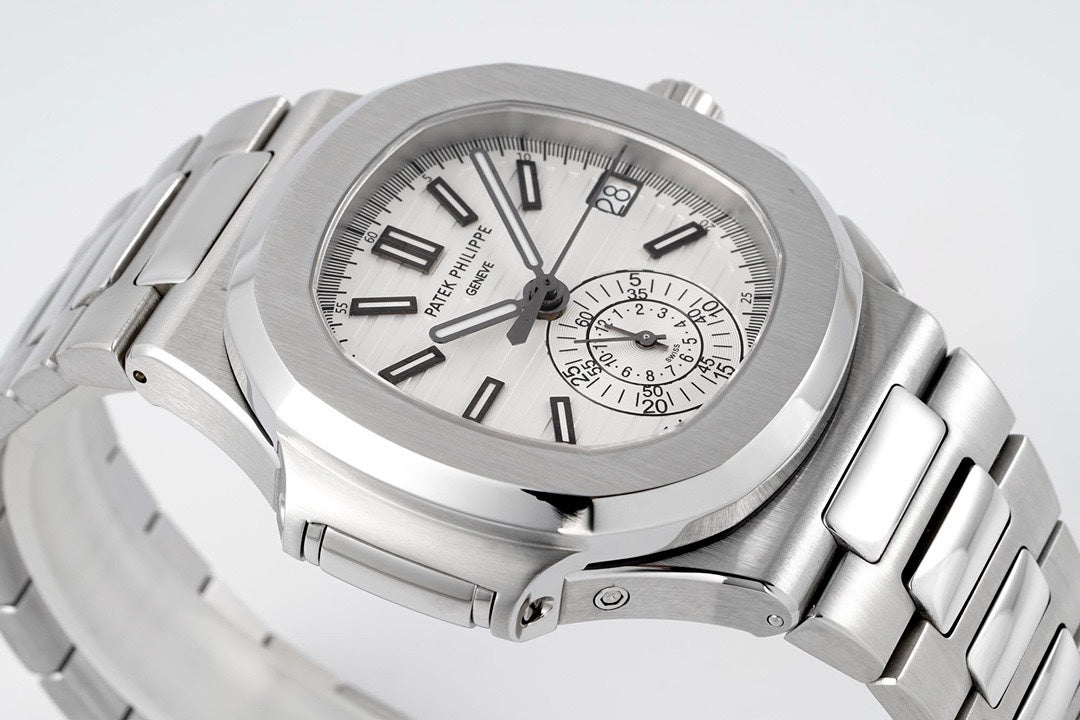 Patek Philippe Nautilus 5980 Chronograph Watch, 40.5mm, Real Working Small Second & Chronograph Functions