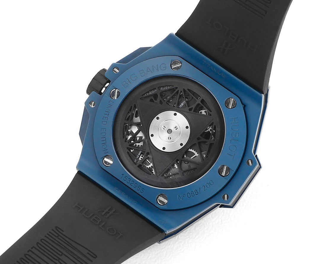 Hublot Big Bang Sang Bleu II Watch | Colored Ceramic Case, Modified HUB1240 Movement