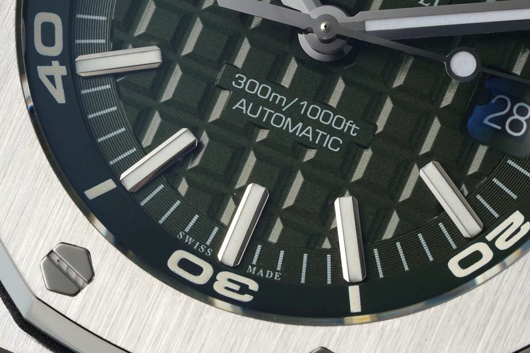 Audemars Piguet Royal Oak Offshore Diver 15710 Steel Watch | IPF Factory Cal.3120 Integrated Movement
