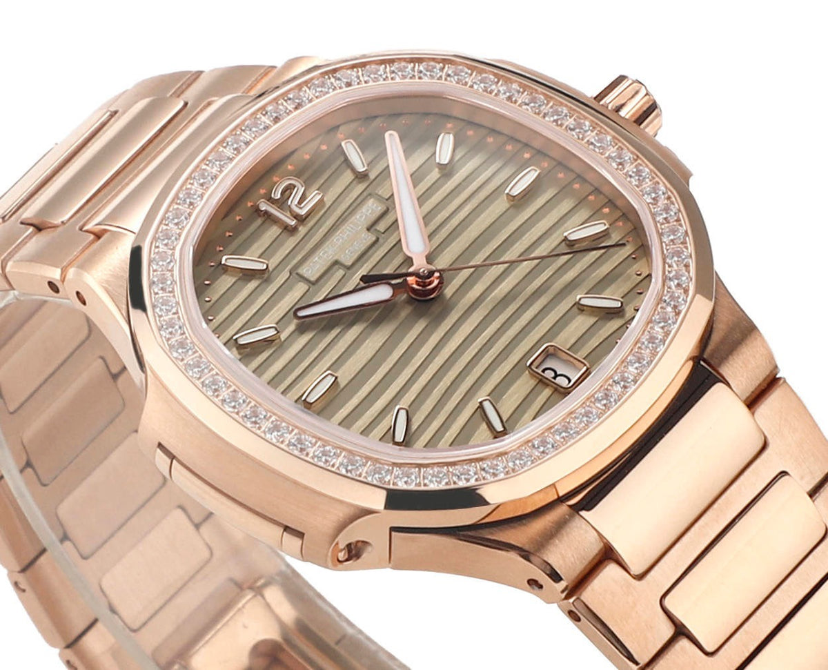 Patek Philippe Nautilus 7118 Ladies Watch 35mm| Custom Cal.324SC