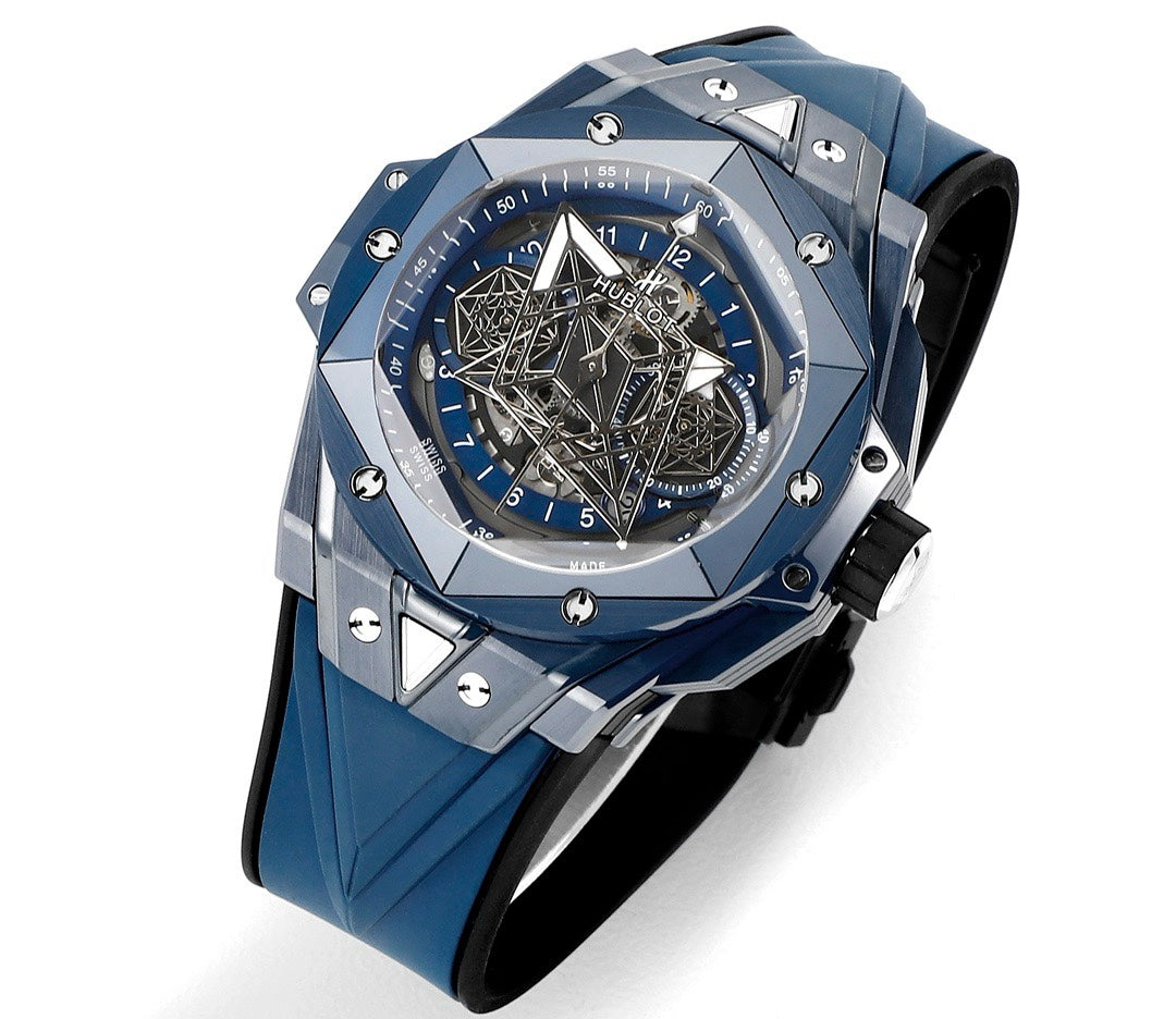 Hublot Big Bang Sang Bleu II Watch | Colored Ceramic Case, Modified HUB1240 Movement