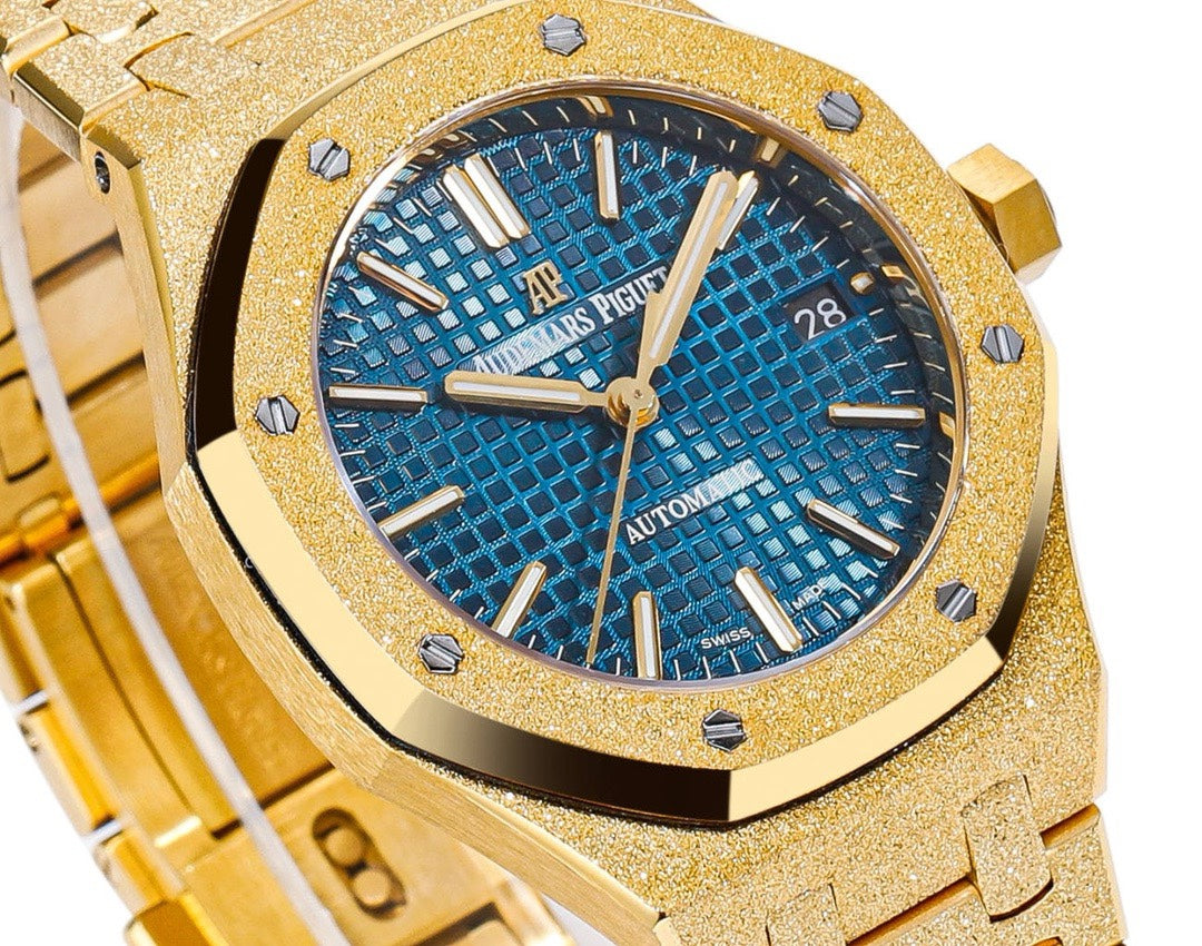 Audemars Piguet Royal Oak 37mm 15454 Frosted Gold Ladies Automatic Watch