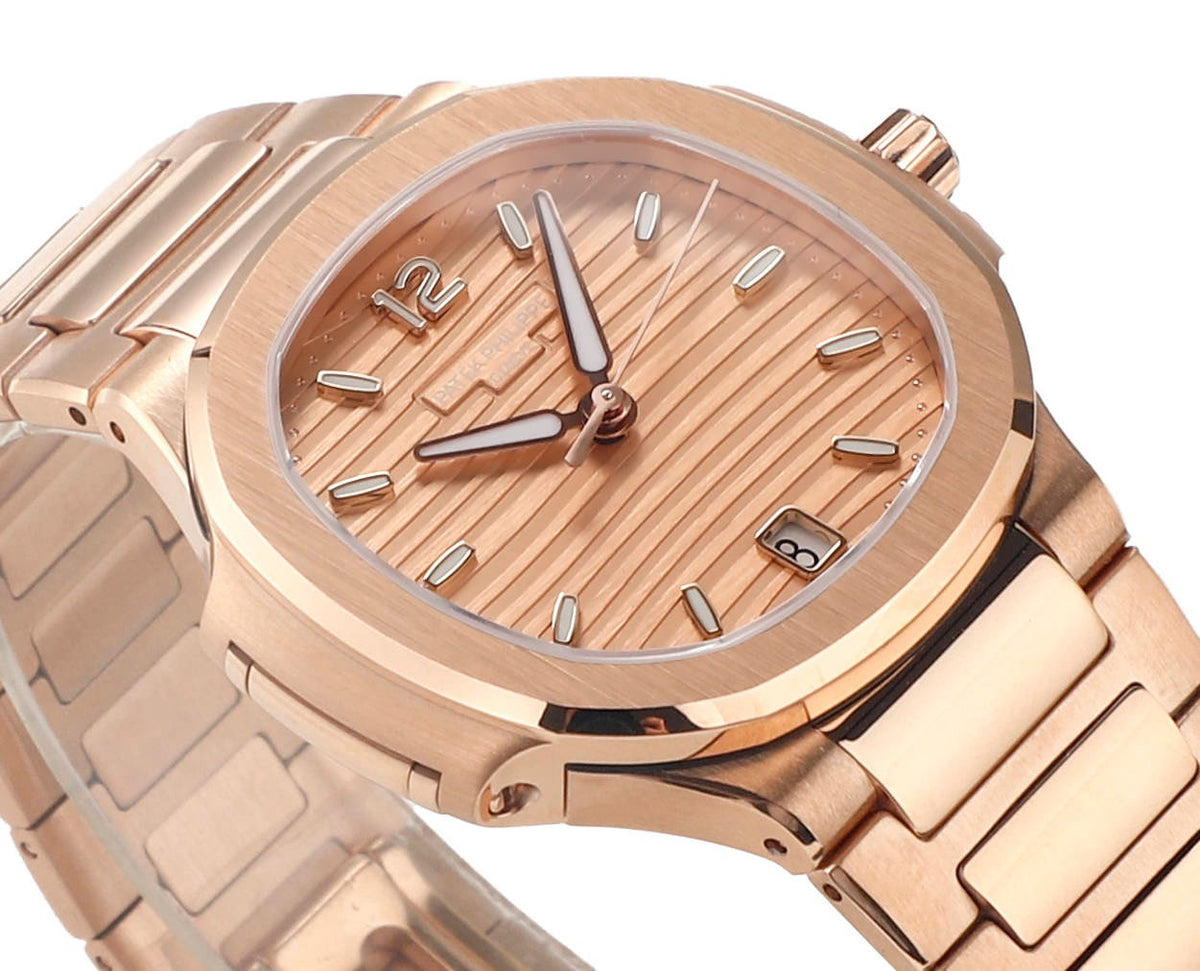 Patek Philippe Nautilus 7118 Ladies Watch 35mm | Custom Cal.324SC
