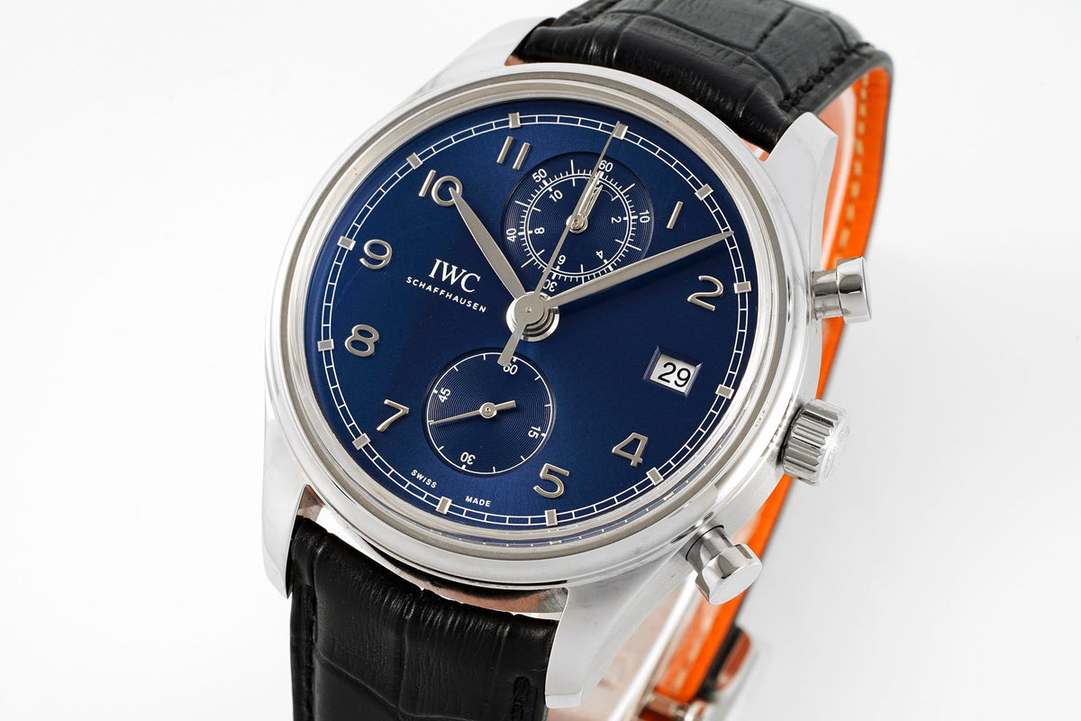 IWC Da Vinci Chronograph Watch 42mm | Modified Cal.89361 Integrated Movement Full Working Functions