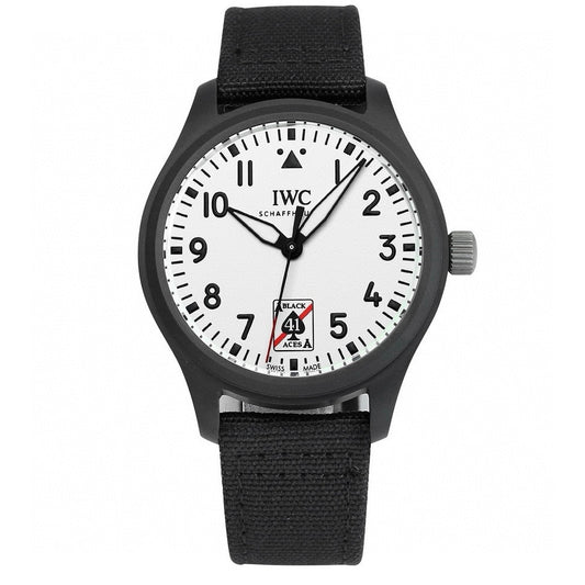 IWC Pilot’s Watch Automatic 41 Black Aces | XR Factory Full Ceramic Luminous Dial Watch