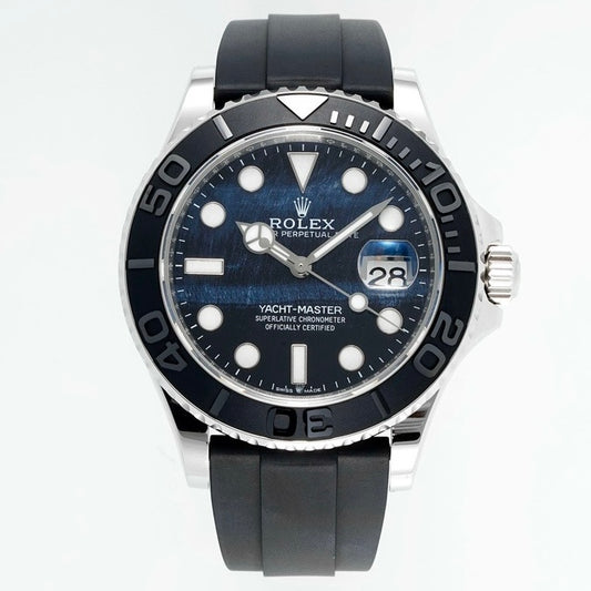 Rolex EWE Factory Yacht Master 42 Automatic Watch Custom 3235 Movement Rubber Strap
