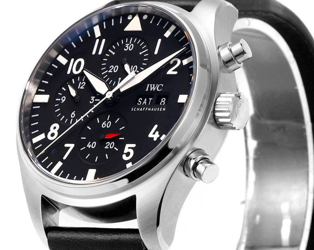 IWC Portuguese Chronograph Watch, New Men's Wristwatch for Business & Daily Wear