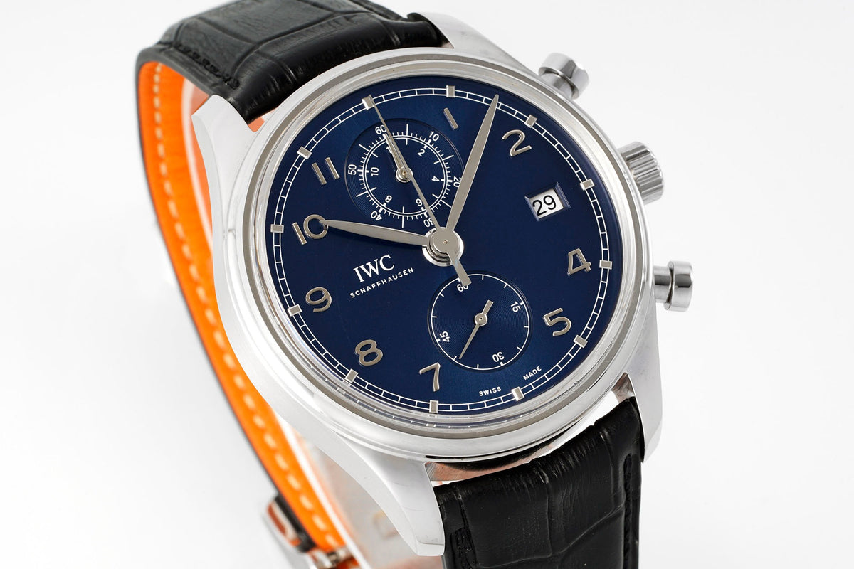 IWC Da Vinci Chronograph Watch 42mm | Modified Cal.89361 Integrated Movement Full Working Functions