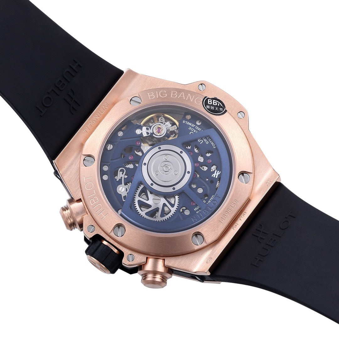 Hublot Big Bang Automatic Chronograph Watch 42mm Titanium Rubber Strap