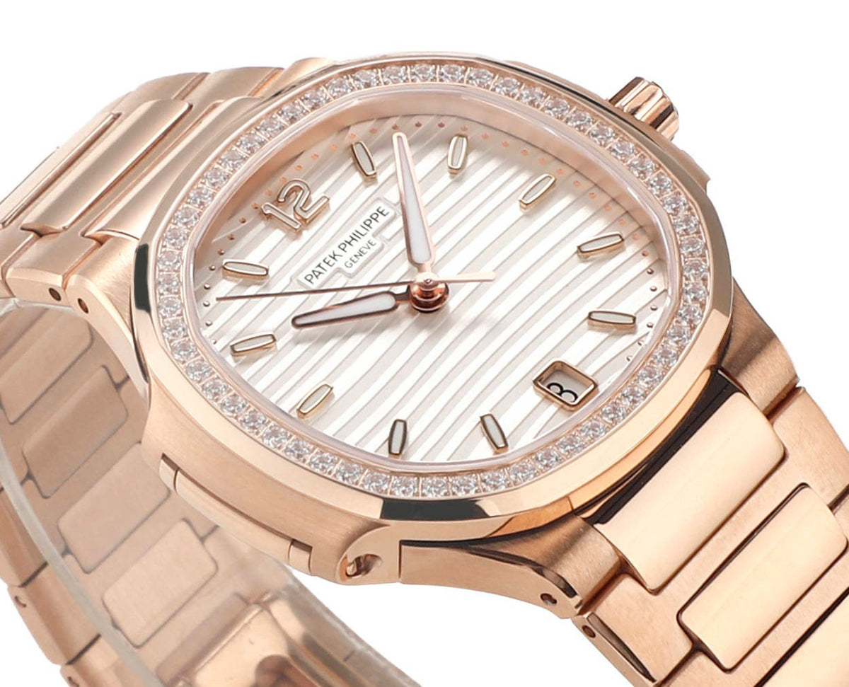 Patek Philippe Nautilus 7118 Ladies Watch 35mm | Custom Cal.324SC