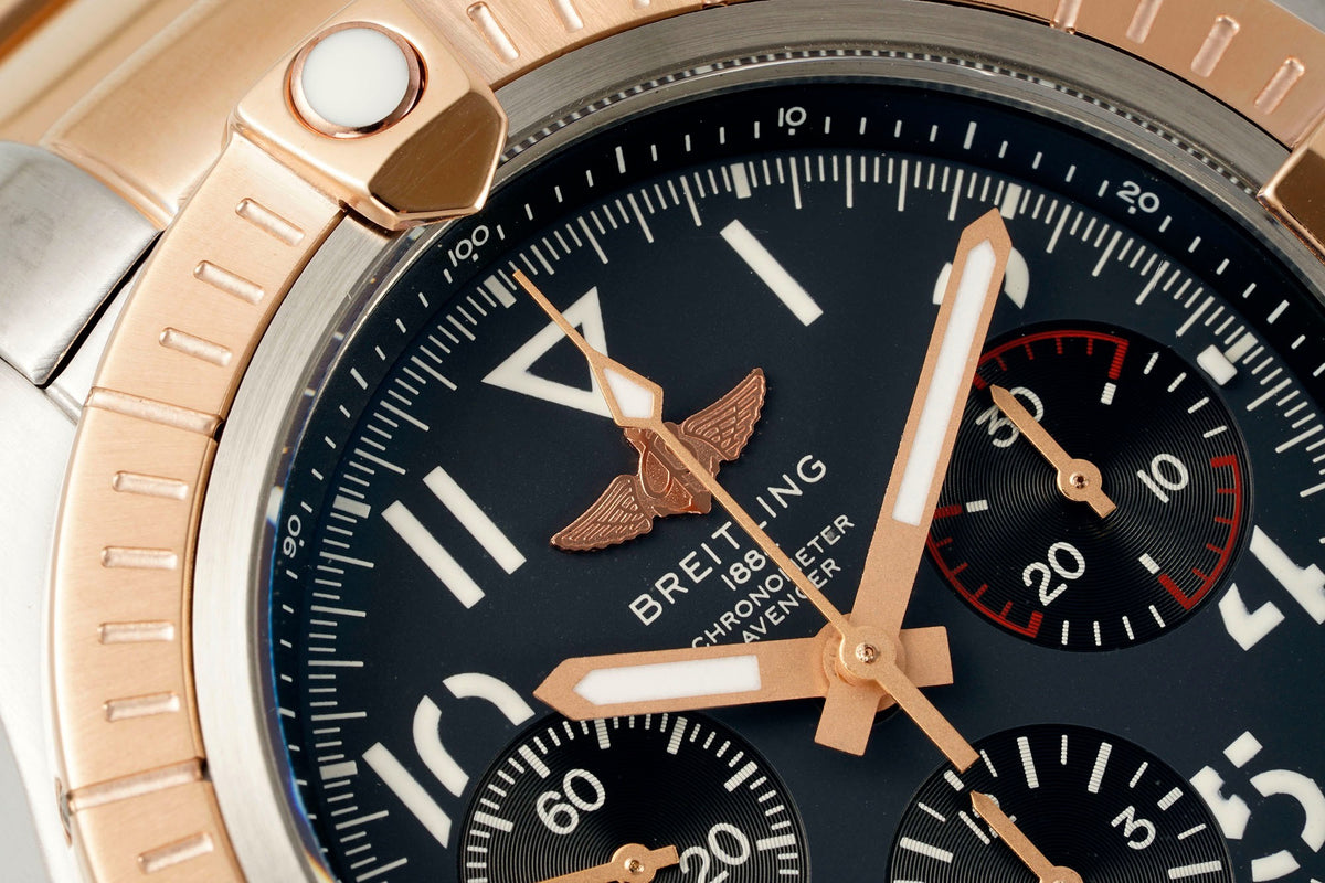 BREITLING Avenger B01 Chronograph 45mm Pilot Watch | BLS Factory Cal.B01 Modified Movement