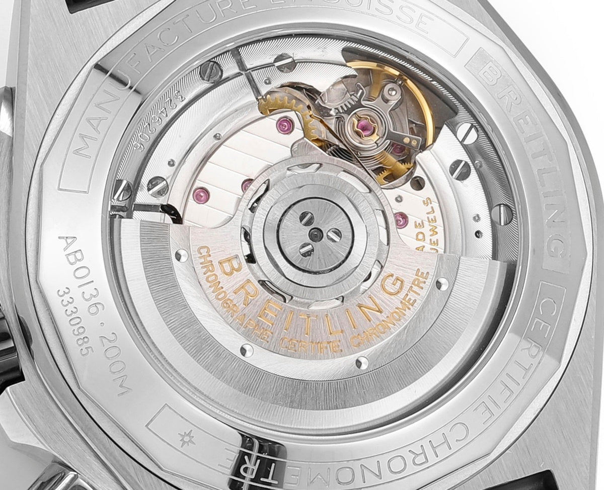 BREITLING Chronomat 44mm Automatic Chronograph Watch, BLS Factory Ceramic Bezel Timepiece