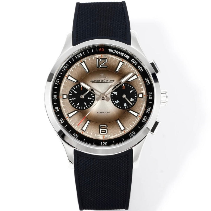 Jaeger-LeCoultre Polaris Chronograph Automatic Watch 42mm Rubber Strap