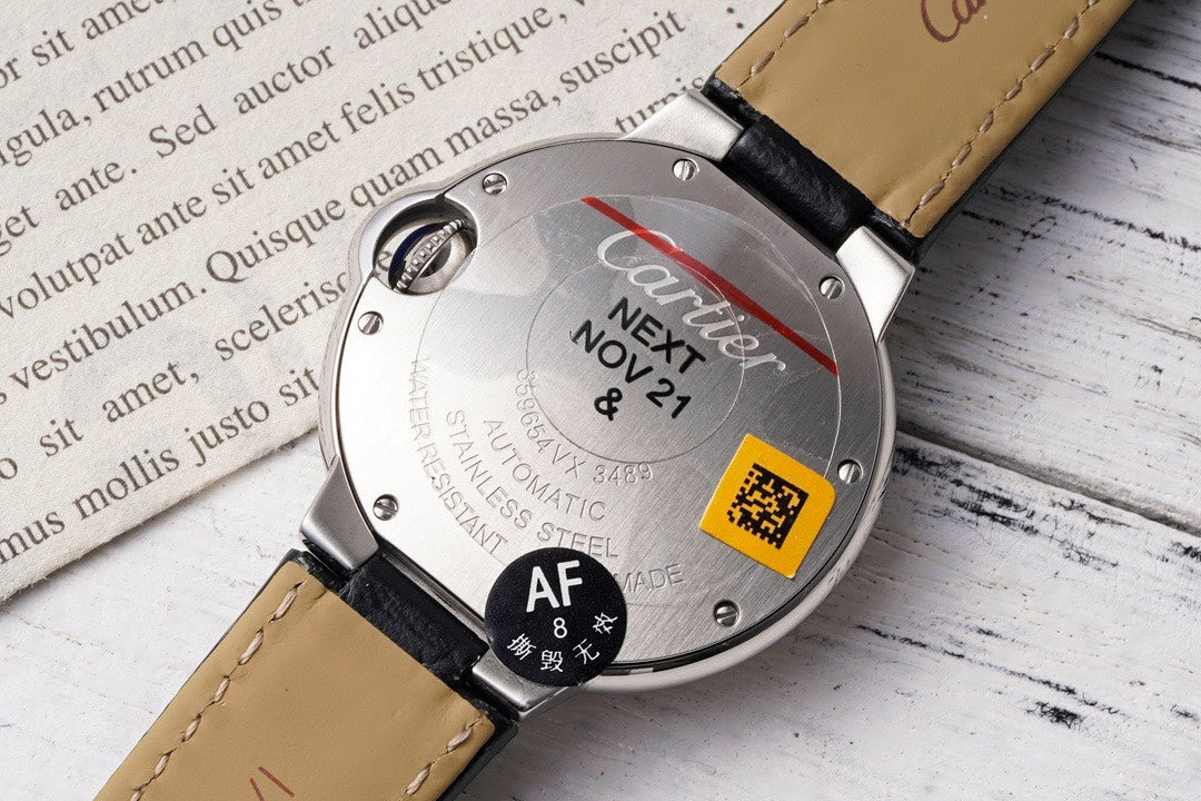 Cartier Ballon Bleu AF Upgraded 33mm Women Automatic Wristwatch