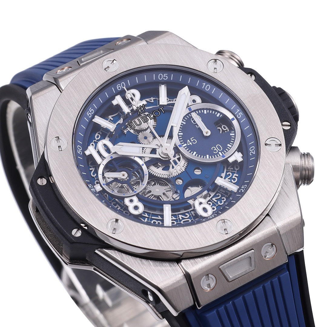 Hublot Big Bang Automatic Chronograph Watch 42mm Titanium Rubber Strap