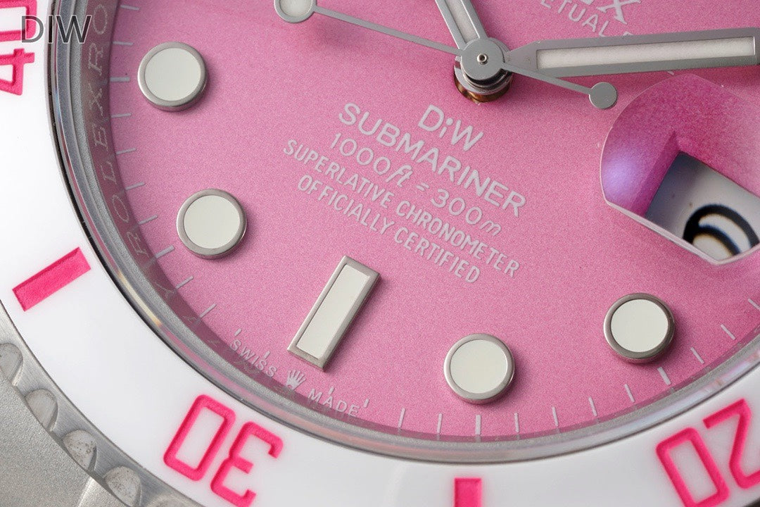Rolex DIW Custom Submariner Dive Watch 904L Steel 3135 Automatic Movement Multiple Dial Colors