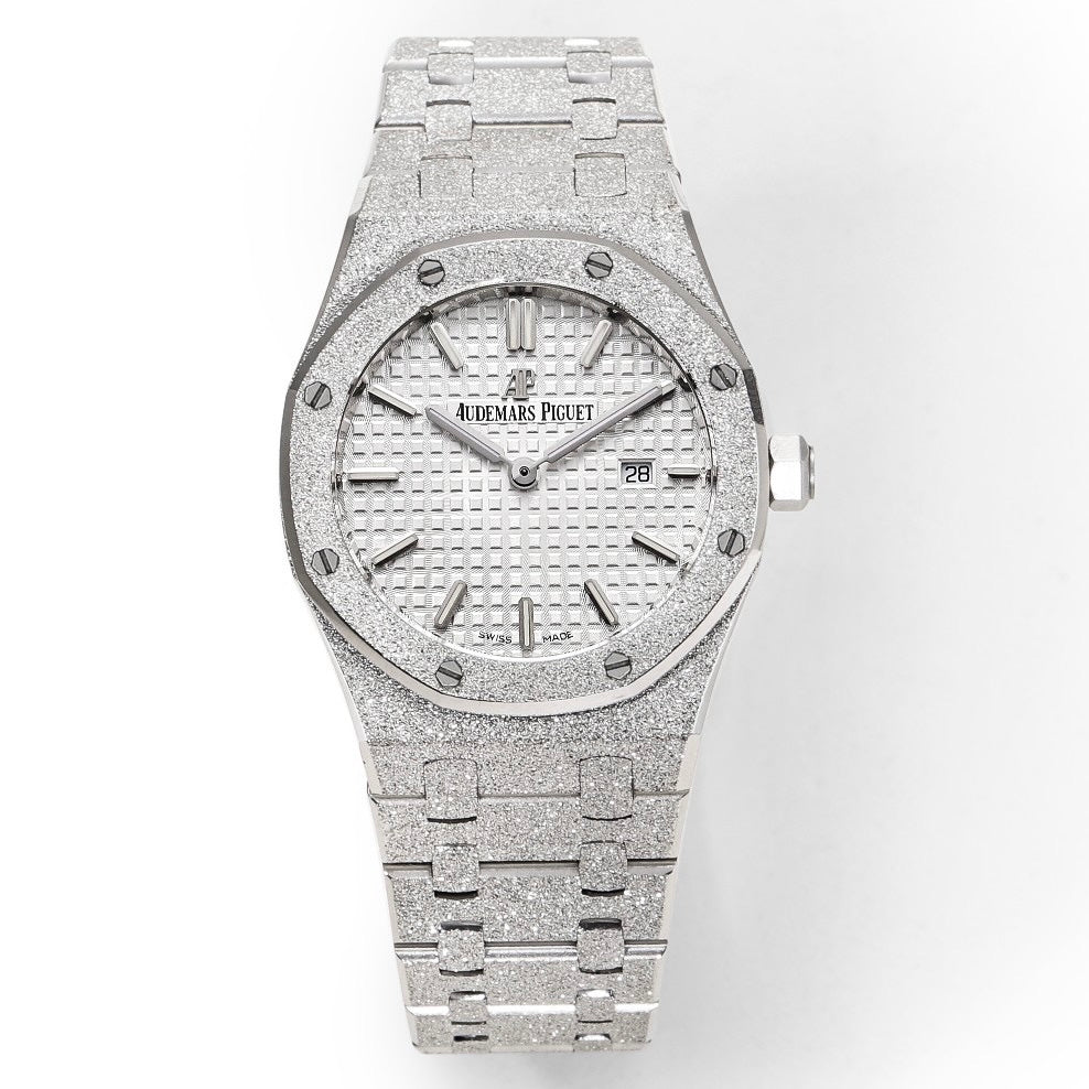 Audemars Piguet Royal Oak 33mm Frosted Gold Quartz Ladies Watch